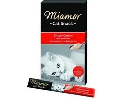 CREAM MIAMOR Cat Kreminis Junior - skanėstai katėms - 6 x 15g