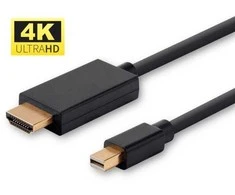 MicroConnect 4K Mini DisplayPort į HDMI kabelis - kabelis - skaitmeninis / ekranas / vaizdas (MDPHDMI5B-4K)