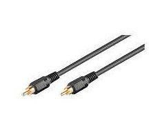 MicroConnect Microconnect AUDC05G garso kabelis 5 m RCA Juoda