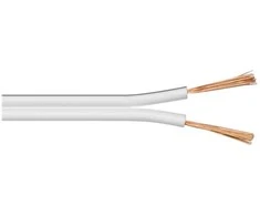 MicroConnect Garsiakalbio kabelis, 50 m, baltas, kabelio skersmuo 2 x 2,5 mm CCA