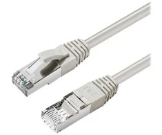MicroConnect CAT6A S/FTP 0,5 m pilkas LSZH ekranuotas tinklo kabelis, LSZH,