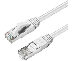 MicroConnect CAT6A S/FTP 2 m baltas LSZH ekranuotas tinklo kabelis, LSZH,