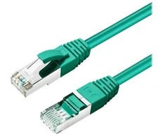 MicroConnect CAT6A S/FTP 2 m žalias LSZH ekranuotas tinklo kabelis, LSZH,