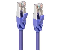 MicroConnect CAT6A S/FTP 30m Violetinė LSZH
