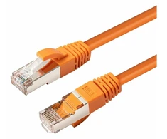 Microconnect MC-SFTP6A03O, 3 m, Cat6a, S/FTP (S-STP), RJ-45, RJ-45, Oranžinė