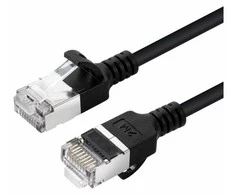 „Microconnect V-FTP6A015S-SLIM“, 1,5 m, Cat6a, U/FTP (STP), RJ-45, RJ-45, juodas