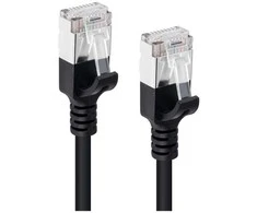 „Microconnect V-FTP6A015S-SLIM“, 1,5 m, Cat6a, U/FTP (STP), RJ-45, RJ-45, juodas