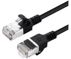 „Microconnect V-FTP6A01S-SLIM“, 1 m, Cat6a, U/FTP (STP), RJ-45, RJ-45, juodas