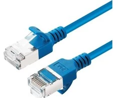 „Microconnect V-FTP6A02B-SLIM“, 2 m, Cat6a, U/FTP (STP), RJ-45, RJ-45, Mėlynas