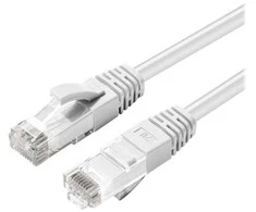 MicroConnect CAT6A UTP 0,25 m baltas LSZH neekranuotas tinklo kabelis,