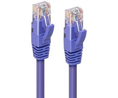 „Microconnect MC-UTP6A0025P“, 0,25 m, Cat6a, U/UTP (UTP), RJ-45, RJ-45, violetinis