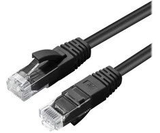 „Microconnect MC-UTP6A015S“, 1,5 m, Cat6a, U/UTP (UTP), RJ-45, RJ-45, juodas