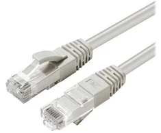 „Microconnect MC-UTP6A01“, 1 m, Cat6a, U/UTP (UTP), RJ-45, RJ-45, pilkas