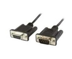 MicroConnect DB-9 - DB-9, 3m, Juoda (SCSEHN3B)