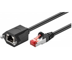 „MicroConnect Microconnect STP602SEXT“ kabelis, jungiamasis, Juodas, 2 m, Cat6 F/UTP (FTP)