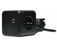 „Microconnect GRUCUBE2USB-B3“, 3 m, Vidaus sąlygoms, F tipo, F tipo, Tiesus, Juodas