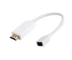 „Microconnect HDMMDP“, 0,1 m, HDMI A tipo (standartinis), „Mini DisplayPort“, kištukas, lizdas, tiesus