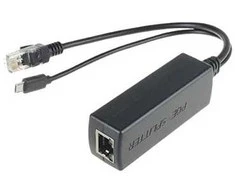 Microconnect MC-POESPLITTER, 10/100Base-T(X), Juoda, 50 g, 1 vnt., 200 mm, 174 mm