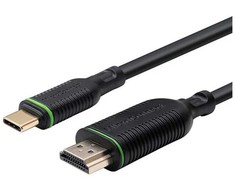 Adapteris AV MicroConnect Microconnect MC-USBCHDMI3 kabelio adapteris 3 m USB C HDMI Juodas
