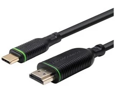 Kabelis USB MicroConnect USB-C - DisplayPort 5 m Juodas (MC-USBCHDMI5)