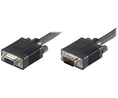Kabelis MicroConnect D-Sub (VGA) - D-Sub (VGA) 5m juoda (MONGH5B)