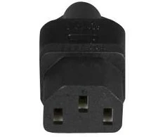 Premiumcord „Microconnect PE613AD C6 C13 Juodas“ maitinimo kištuko adapteris