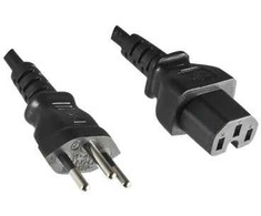 Microconnect PE160518, 1,8 m, maitinimo kištuko tipas J, C15 jungtis, H05VV-F3G, 250 V, 10 A