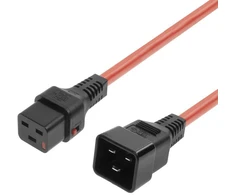 MicroConnect maitinimo laidas C19 IEC Lock - C20 (MC-C19C20LOCK-3M-R)