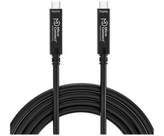 Kabelis USB MicroConnect USB-C – USB-C 5 m Juodas (Premium Optic Fiber USB-C 3.2)