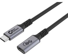Kabelis USB MicroConnect USB-C - USB-C 0.5 m Juodai-sidabrinė (USB3.2CC05EX)