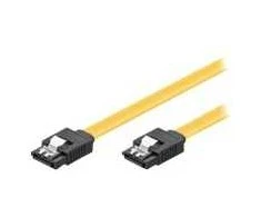 Microconnect SAT15003C6, 0,3 m, SATA III, SATA 7 kontaktų, SATA 7 kontaktų, Vyr./Vyr., Geltona