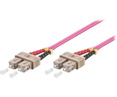Microconnect FIB222010-4 InfiniBand / šviesolaidinis kabelis 10m SC rožinis