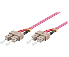 MicroConnect SC/UPC-SC/UPC Światłowodowy OM4 15m Violetinis (FIB222015-4)