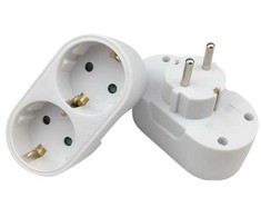 MicroConnect Schuko power splitter, with 2