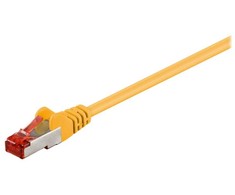 „MicroConnect S/FTP CAT6“ 0,25 m geltonas LSZH - SSTP60025Y