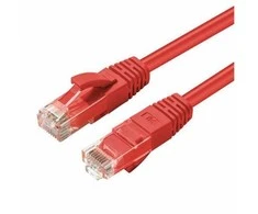 Microconnect UTP5015R, 1.5 m, Cat5e, U/UTP (UTP), RJ-45, RJ-45, Raudona