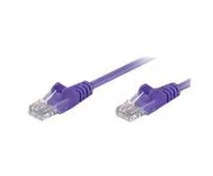 MicroConnect RJ-45 / RJ-45 kt.5E U / UTP Violet 3m (B-UTP503P)