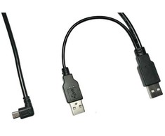 Kabelis USB MicroConnect 2x USB-A - microUSB 3 m Juodas (USB2.0 A male to USB2.0 A)