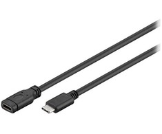 Microconnect USB3.1CC1EX, 1 m, USB C, USB C, USB 3.2 Gen 1 (3.1 Gen 1), Juoda