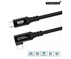 „Microconnect USB3.2CC015-A“, 0,15 m, USB C, USB C, USB 3.2 Gen 2x2, 20 Gbit/s, Juoda