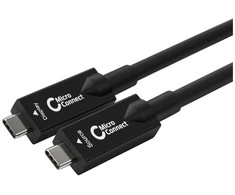 Kabelis USB MicroConnect USB-C - USB-C 12.5 m Juodas (USB3.2CC12OP)