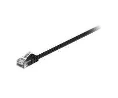 „Microconnect V-UTP6015S-FLAT“, 1,5 m, Cat6, U/UTP (UTP), RJ-45, RJ-45, juodas