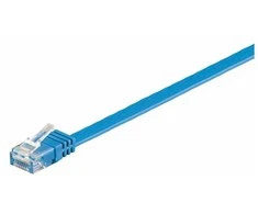 „Microconnect V-UTP601B-FLAT“, 1 m, Cat6, U/UTP (UTP), RJ-45, RJ-45, Mėlynas