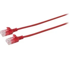 Microconnect V-UTP605R-SLIM, 5 m, Cat6, U/UTP (UTP), RJ-45, RJ-45, Raudona