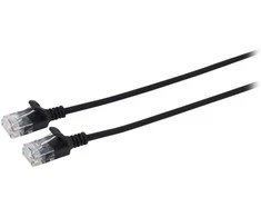„Microconnect V-UTP6A10S-SLIM“, 10 m, Cat6a, U/UTP (UTP), RJ-45, RJ-45, juodas