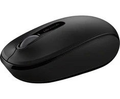 Pelė Microsoft 1850, Ambidextrous, Optinė, RF belaidė, 1000 DPI, Juodas