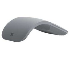 Microsoft ARC TOUCH JUTIKLINĖ PELĖ SU „BLUETOOTH PERP“, skirta abiem rankoms, „Mėlyna Trace“, „Bluetooth“, 1000 DPI, pilka