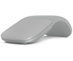 Microsoft ARC TOUCH JUTIKLINĖ PELĖ SU „BLUETOOTH PERP“, skirta abiem rankoms, „Mėlyna Trace“, „Bluetooth“, 1000 DPI, pilka