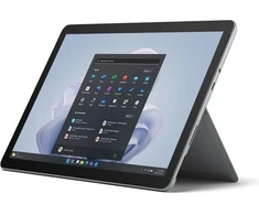 Planšetė Microsoft Surface Go 4, 26,7 cm (10,5"), 1920 x 1280 pikselių, 128 GB, 8 GB, „Windows 11 Pro“, Platininis