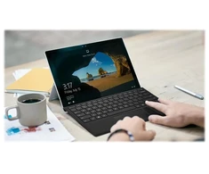 Microsoft Surface Pro Signature Type Cover FPR, jutiklinis kilimėlis, Microsoft, - Surface Pro - Surface Pro 4 - Surface Pro 3, juoda, dokingas, Microsoft dangtelio prievadas